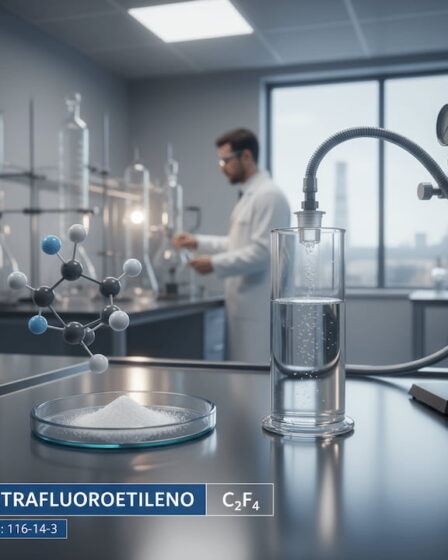 Tetrafluoretileno: resistência química e térmica superior